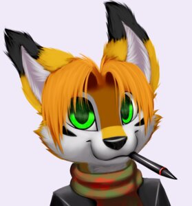 Rating: Safe Score: 0 Tags: 2013 anthro big_eyes big_head black_body black_fur black_nose bust_portrait canid canine clothed clothing digital_media_(artwork) dipstick_ears e621 ear_markings eye_reflection fox front_view fur glistening glistening_eyes green_eyes hair james_fox jamesfoxbr looking_at_viewer male mammal markings mouth_hold multicolored_ears orange_body orange_fur orange_hair pen portrait reflection scarf shaded short_hair simple_background smile solo white_background white_body white_fur User: bunchy7s