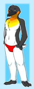 Rating: Safe Score: 0 Tags: anthro avian beak biped bird blue_eyes bulge clothed clothing e621 great_penguin king_penguin looking_at_viewer male navel nogitsunegabriel penguin simple_background solo speedo standing swimwear topless User: bunchy7s Rating: Safe Score: 0 Tags: anthro avian beak biped bird blue_eyes bulge clothed clothing e621 great_penguin king_penguin looking_at_viewer male navel nogitsunegabriel penguin simple_background solo speedo standing swimwear topless User: bunchy7s