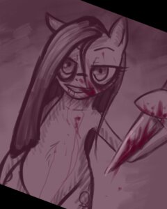 Rating: Questionable Score: 0 Tags: 4:5 blood bodily_fluids cutie_mark e621 earth_pony equid equine female feral friendship_is_magic fur hair hasbro hi_res horse keshapanther knife long_hair looking_at_viewer mammal my_little_pony open_mouth pink_body pink_fur pink_hair pinkamena_(mlp) pinkie_pie_(mlp) pony simple_background smile solo teeth User: bunchy7s