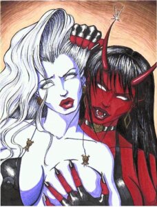 Rating: Explicit Score: 0 Tags: 2demons black_nails chaos_comics crossover dazed demon demon_girl female horns lady_death purgatori rule34 sharp_nails tagme yuri User: bunchy7s
