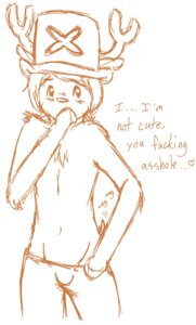 Rating: Safe Score: 0 Tags: anthro antlers bottomwear brown_and_white clothing daniruu deer e621 furgonomics hat headgear headwear heart_symbol hi_res hooves horn male mammal monochrome new_world_deer one_piece pants reindeer shy sketch solo tail tail_motion tailwag tony_tony_chopper User: bunchy7s