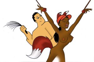 Rating: Explicit Score: 0 Tags: bondage captain_hero dark-skinned_female dark_skin drawn_together female fox_ears fox_girl fox_tail foxxy_love interracial rule34 User: bunchy7s