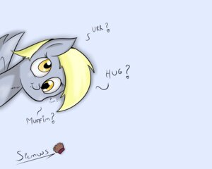 Rating: Safe Score: 0 Tags: 5:4 derpy_hooves_(mlp) e621 equid equine feathered_wings feathers female feral food friendship_is_magic grey_body grey_feathers hasbro hi_res mammal muffin my_little_pony mythological_creature mythological_equine mythology pegasus smile solo spenws wings User: bunchy7s