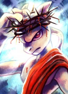 Rating: Questionable Score: 0 Tags: anthro blood bodily_fluids clothing cosplay crown_of_thorns digital_media_(artwork) e621 felid generation_1_pokemon haychel hi_res jesus_christ legendary_pokemon male mammal mewtwo nintendo pokemon pokemon_(species) purple_body purple_eyes religion solo toga User: bunchy7s Rating: Questionable Score: 0 Tags: anthro blood bodily_fluids clothing cosplay crown_of_thorns digital_media_(artwork) e621 felid generation_1_pokemon haychel hi_res jesus_christ legendary_pokemon male mammal mewtwo nintendo pokemon pokemon_(species) purple_body purple_eyes religion solo toga User: bunchy7s