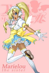 Rating: Explicit Score: 0 Tags: apron blonde_hair blouse blue_dress blue_eyes blue_panties dark-skinned_female dark_skin dress female ganguro gloves green_dress gyaru headdress highres jumper jumping kogal kotaro_mori lace-trimmed_panties leg_lift lingerie long_hair looking_at_viewer maid_headdress mole mori_kotarou panties pantyshot pantyshot_(standing) petticoat pose rule34 shoes solo standing striped striped_panties thighhighs tied_hair twintails underwear upskirt waitress white_legwear white_thighhighs User: bunchy7s