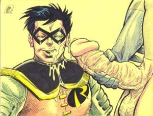 Rating: Explicit Score: 0 Tags: 2boys after_orgasm age_difference batman batman_(bruce_wayne) batman_(series) bottomless bruce_wayne cum_dripping cum_dripping_down_chin cum_in_mouth cum_on_clothes cum_on_face dc dc_comics foreskin gay gloves head_out_of_frame holding_penis huge_cock impossible_fit looking_at_penis male male_only mask mostly_offscreen_character multiple_boys multiple_males older_dom_younger_sub one_eye_closed oral_sex penis pleasure_face retracted_foreskin rob_durham robin_(dc) robin_(tim_drake) rule34 tagme tim_drake uncircumcised yaoi User: bunchy7s