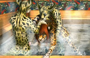 Rating: Explicit Score: 0 Tags: 2009 anthro anthro_on_anthro arm_out_of_water arms_in_water bent_over dirtybird e621 english_text erection felid feline female from_behind_position fully_submerged_legs fully_submerged_tail genitals group group_sex half_submerged hot_tub humanoid_genitalia humanoid_penis legs_in_water leopardus male male/female mammal nude ocelot partially_submerged penetration penis raised_tail serval sex sex_in_water standing standing_in_water standing_sex submerged_arms submerged_legs submerged_tail tail text threesome trio water wet User: bunchy7s