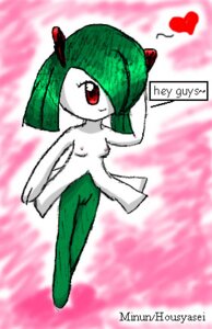 Rating: Explicit Score: 0 Tags: breasts color female female_only front_view green_hair hair housyasei_san kirlia nintendo pokemon pokemon_(species) pokemon_rse pussy red_eyes rule34 solo standing tagme vulva User: bunchy7s