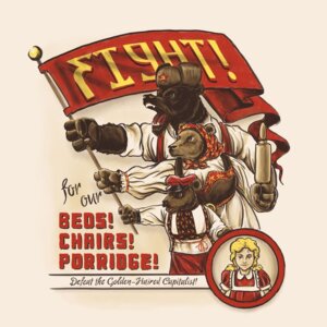 Rating: Safe Score: 0 Tags: 1:1 baby_bear_(goldilocks) bear bonnet clothing clothing_cord communism e621 english_text fairy_tales female flag flag_(object) furgonomics goldilocks goldilocks_and_the_three_bears group hammer_and_sickle hat headgear headscarf headwear holding_flag holding_object holding_rolling_pin human ian_leino light_body light_skin male mama_bear_(goldilocks) mammal open_mouth papa_bear_(goldilocks) parody pattern_bonnet pattern_clothing pattern_headgear pattern_headwear politics print_clothing print_hat print_headgear print_headwear propaganda red_star rolling_pin russian simple_background soviet_union star star_clothing star_headwear star_polygon star_print star_print_hat string_bow teeth text tied_string ushanka vyshyvanka User: bunchy7s