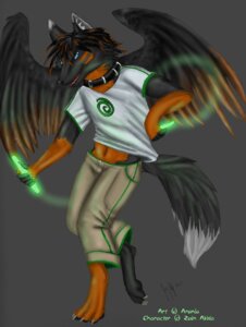 Rating: Safe Score: 0 Tags: anthro arania arm_tuft biped black_body black_collar black_fur blue_eyes canid canine claws clothed clothing collar e621 elbow_tuft feathered_wings feathers fully_clothed fur glowstick glowsticking grey_background hair male mammal multicolored_body multicolored_fur open_mouth orange_body orange_fur pockets raver signature simple_background smile solo spread_wings standing tail teeth tuft two_tone_body two_tone_fur wings zain_akkla User: bunchy7s Rating: Safe Score: 0 Tags: anthro arania arm_tuft biped black_body black_collar black_fur blue_eyes canid canine claws clothed clothing collar e621 elbow_tuft feathered_wings feathers fully_clothed fur glowstick glowsticking grey_background hair male mammal multicolored_body multicolored_fur open_mouth orange_body orange_fur pockets raver signature simple_background smile solo spread_wings standing tail teeth tuft two_tone_body two_tone_fur wings zain_akkla User: bunchy7s