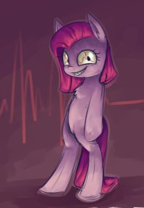 Rating: Safe Score: 0 Tags: 2013 creepy e621 earth_pony equid equine female friendship_is_magic fur hair handsockz hasbro hi_res horse looking_at_viewer mammal my_little_pony pink_body pink_fur pink_hair pinkamena_(mlp) pinkie_pie_(mlp) pony smile solo tail User: bunchy7s
