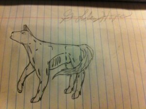 Rating: Explicit Score: 0 Tags: animal_genitalia canid canine canis digitigrade e621 feral genitals goldenhope grandfathered_content hi_res howl lined_paper male mammal open_mouth paper quadruped real sheath sketch solo tail traditional_media_(artwork) wolf User: bunchy7s