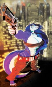 Rating: Safe Score: 0 Tags: 2011 abs absurd_res anthro biceps big_breasts biped blue_body blue_fur blue_hair breasts canid canine canis ce-rap city detailed_background e621 female fur gun hair handgun hi_res hopey looking_at_viewer mammal muscular muscular_anthro muscular_female outside pose ranged_weapon revolver sky solo standing tail weapon wolf User: bunchy7s