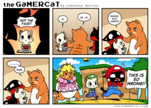Rating: Safe Score: 0 Tags: ambiguous_gender angry claws clothed clothing comic cosplay crossdressing dialogue domestic_cat door e621 english_text felid feline felis five_frame_image fur gamercat_(character) glitch_(the_gamercat) group hair human luigi mammal mario mario_bros nintendo open_mouth orange_body orange_fur princess_peach samantha_whitten scarf slightly_chubby speech_bubble sweet_(the_gamercat) teeth text the_gamercat tongue User: bunchy7s Rating: Safe Score: 0 Tags: ambiguous_gender angry claws clothed clothing comic cosplay crossdressing dialogue domestic_cat door e621 english_text felid feline felis five_frame_image fur gamercat_(character) glitch_(the_gamercat) group hair human luigi mammal mario mario_bros nintendo open_mouth orange_body orange_fur princess_peach samantha_whitten scarf slightly_chubby speech_bubble sweet_(the_gamercat) teeth text the_gamercat tongue User: bunchy7s