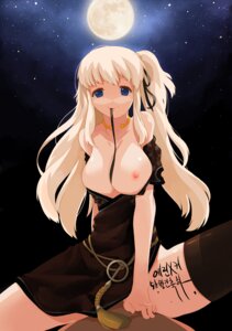 Rating: Explicit Score: 0 Tags: blonde_hair blue_eyes breasts color cowgirl_position female female_only jareun korean_text large_breasts leggings mabinogi moon mouth_hold nao nipples no_panties ran_system rule34 sex side_ponytail sky solo thick_thighs thighs translated undressing white_hair User: bunchy7s