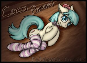Rating: Safe Score: 0 Tags: 2014 bird's-eye_view blue_eyes blue_hair clothing coco_pommel_(mlp) cutie_mark e621 earth_pony equid equine female feral foldeath friendship_is_magic hair hasbro high-angle_view horse legwear lying mammal my_little_pony on_side pattern_clothing pattern_legwear pony smile solo striped_clothing striped_legwear stripes thigh_highs User: bunchy7s Rating: Safe Score: 0 Tags: 2014 bird's-eye_view blue_eyes blue_hair clothing coco_pommel_(mlp) cutie_mark e621 earth_pony equid equine female feral foldeath friendship_is_magic hair hasbro high-angle_view horse legwear lying mammal my_little_pony on_side pattern_clothing pattern_legwear pony smile solo striped_clothing striped_legwear stripes thigh_highs User: bunchy7s
