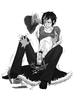 Rating: Explicit Score: 0 Tags: blood bondage censored durarara!! gay male male_only monochrome orihara_izaya rule34 User: bunchy7s Rating: Explicit Score: 0 Tags: blood bondage censored durarara!! gay male male_only monochrome orihara_izaya rule34 User: bunchy7s