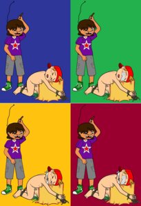 Rating: Explicit Score: 0 Tags: 2boys age_difference anal_object_insertion backwards_baseball_cap balls bdsm blindfolded bondage brown_hair closed_eyes clothed_male_nude_male clothing cmnm dark_brown_hair disney evil_smile gag gagged gay groping_self groping_through_clothes improvised_dildo lars_rodriguez male male_only missing_tooth penis recess rocket_power rule34 small_penis t.j_detweiler tied_balls tied_penis tied_up tree_stump whip wide_nose yaoi User: bunchy7s