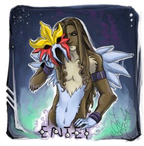 Rating: Safe Score: 0 Tags: 2006 5_fingers anthro armband blue_background border brown_body brown_fur brown_hair character_cipher claws digital_media_(artwork) e621 entei fingers front_view fur generation_2_pokemon grey_body grey_fur group guardianofire hair hand_on_hip holding_object humanoid_face legendary_pokemon long_hair looking_aside male mask nintendo pokemon pokemon_(species) red_eyes simple_background solo_focus tan_body tan_fur text translated unown_(pokemon) unown_e unown_i unown_n unown_t unown_text white_border wristband User: bunchy7s