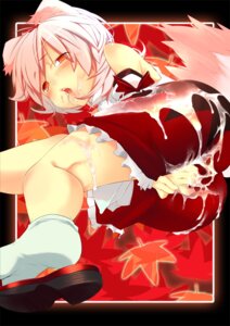 Rating: Explicit Score: 0 Tags: animal_ear cum detached_sleeves female geta karochii_(mochiya) momiji_inubashiri rule34 silver_hair solo tail touhou wolf_ear wolf_tail User: bunchy7s