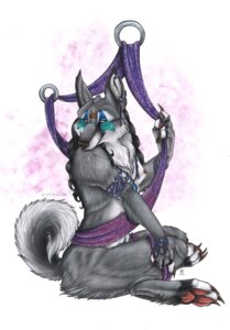 Rating: Questionable Score: 0 Tags: anthro bloodhound_omega breasts canid canine canis claws cloth colored_pencil_(artwork) conditional_dnp domestic_dog e621 ear_piercing female jewelry makeup mammal necklace nipples nude pawpads paws piercing pinup pose red_pawpads small_breasts solo tail toe_claws traditional_media_(artwork) wolf User: bunchy7s