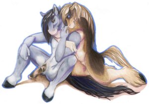 Rating: Explicit Score: 0 Tags: anatomically_correct anatomically_correct_genitalia anatomically_correct_penis animal_genitalia animal_penis anthro blue_eyes breasts colored_pencil_(artwork) crueljones duo e621 equid equine equine_genitalia equine_penis eunuch female fur genitals grey_body grey_fur half-erect hooves horse hug love male mammal marker_(artwork) mixed_media navel penis romantic romantic_couple simple_background tail tan_body tan_fur traditional_media_(artwork) yellow_eyes User: bunchy7s