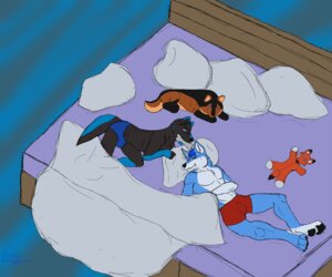 Rating: Questionable Score: 0 Tags: 2012 ambiguous_gender anthro bed bedding belly black_body black_fur blanket blue_body blue_eyes blue_fur blue_hair bone bottomwear bulge canid canine canis clothed clothing colored countershading dipstick_ears domestic_dog e621 ear_markings eyes_closed feral fur furniture group hair husky lying male mammal markings multicolored_ears nordic_sled_dog pants pillow plushie rawazu rawazu_(character) signature sketch sleeping spitz tail topless wachhund_(character) white_belly white_body white_fur wolf User: bunchy7s