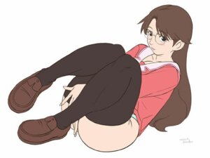 Rating: Explicit Score: 0 Tags: 1girls azumanga_daiou clothing female female_only glasses human human_only koyomi_mizuhara lowres rule34 solo stockings tagme white_background User: bunchy7s