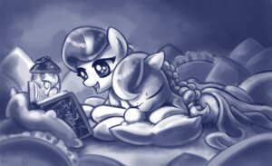 Rating: Safe Score: 0 Tags: bed book diamond_tiara_(mlp) duo e621 earth_pony equid equine eyes_closed female feral friendship_is_magic furniture hasbro horse lamp lantern mammal my_little_pony pony silver_spoon_(mlp) sleeping tail theofficialwheel young young_feral User: bunchy7s