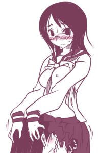 Rating: Explicit Score: 0 Tags: 2girls cunnilingus cunnilingus_in_skirt erect_nipples female fujiyoshi_harumi glasses hand_on_head kitsu_chiri monochrome multiple_females multiple_girls nipples oral rule34 sayonara_zetsubou_sensei school_uniform serafuku standing yuri User: bunchy7s