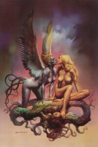 Rating: Explicit Score: 0 Tags: 1970s 1979 2girls areolae artist_signature blonde_hair boris_vallejo breasts demon demon_girl female female_only kissing multi_tail multiple_females multiple_girls nipples nude nude_female original rule34 tail wings yuri User: bunchy7s
