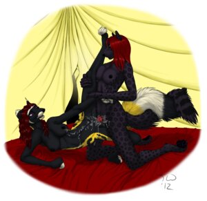 Rating: Explicit Score: 0 Tags: 2012 animal_genitalia anthro anthro_on_anthro bed black_body black_fur black_nipples bodily_fluids breasts clothing cum cum_inside cum_on_belly cum_on_body cum_on_breasts duo e621 entwined_tails erection eye_contact felid female fur furniture genital_fluids genitals gynomorph gynomorph/female gynomorph_penetrating hair hi_res ictonychine intersex intersex/female intersex_penetrating kneeling leg_glider_position legs_up looking_at_another lying mammal marbled_polecat mustelid musteline nipples nude on_side pantherine penetration penis polecat_(mustelid) raised_leg sex shaded sheath spots suzari tail tail_between_legs tail_coil treeweasel vaginal vaginal_penetration User: bunchy7s