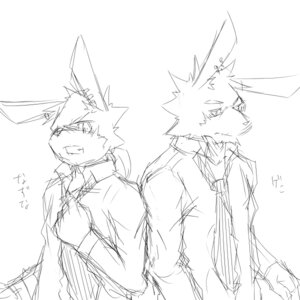 Rating: Safe Score: 0 Tags: 1:1 anthro black_and_white duo e621 lagomorph leporid male mammal monochrome rabbit silverio simple_background sketch white_background User: bunchy7s Rating: Safe Score: 0 Tags: 1:1 anthro black_and_white duo e621 lagomorph leporid male mammal monochrome rabbit silverio simple_background sketch white_background User: bunchy7s