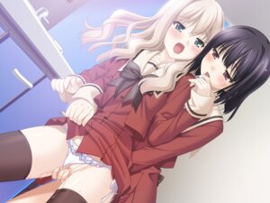 Rating: Explicit Score: 0 Tags: 2girls blonde_hair blue_eyes blush censored female fingering game_cg green_eyes kawamura_reo multiple_females multiple_girls panties peko purple_hair pussy pussy_juice red_eyes rule34 sawaguchi_mai school_uniform serafuku sono_hanabira_ni_kuchizuke_wo thighhighs underwear yuri User: bunchy7s
