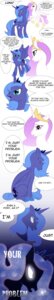 Rating: Safe Score: 0 Tags: 2012 absurd_res blue_body blue_feathers blue_hair comic corruption crossover crown cutie_mark duo e621 english_text equid equine feathered_wings feathers female feral friendship_is_magic hair hasbro headgear hi_res horn long_hair long_image mammal my_little_pony mythological_creature mythological_equine mythology princess princess_celestia_(mlp) princess_luna_(mlp) purple_eyes quadruped royalty sibling_(lore) simple_background sister_(lore) sisters_(lore) tail tall_image teal_eyes text tprinces white_background white_body white_feathers winged_unicorn wings User: bunchy7s