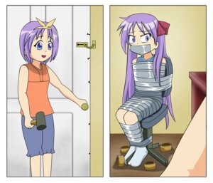 Rating: Explicit Score: 0 Tags: 2girls arms_behind_back bondage bound bound_legs bound_to_chair chair clothing door duct_tape female female_only femdom femsub gag gagged hair_ribbon hammer helpless human kagami_hiiragi long_hair lucky_star multiple_females multiple_girls mummification purple_hair roll_of_tape rule34 socks tape tape_bondage tape_gag taped_ankles taped_legs taped_mouth taped_to_chair tools tsukasa_hiiragi User: bunchy7s
