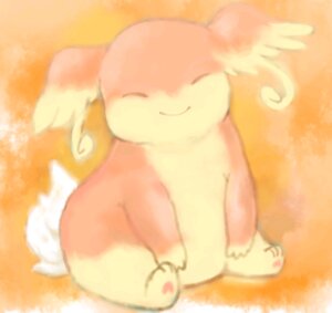 Rating: Safe Score: 0 Tags: ambiguous_gender audino big_ears e621 eyes_closed feral fluffy fluffy_tail generation_5_pokemon happy mimizuku37 nintendo pokemon pokemon_(species) sitting slightly_chubby smile solo tail User: bunchy7s