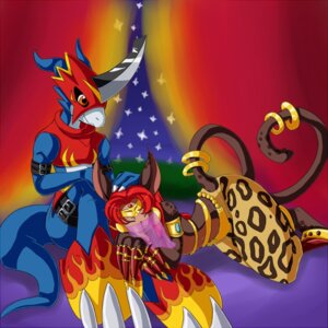 Rating: Safe Score: 0 Tags: 1:1 anthro armor bandai_namco beastmon blue_body blue_skin claws detailed_background digimon digimon_(species) dragon duo e621 eyes_closed felid female flamedramon hair headgear helmet jewelry male mammal multi_tail mythological_creature mythological_scalie mythology orange_eyes petting pikuna red_hair romantic romantic_ambiance romantic_couple scalie sleeping tail User: bunchy7s