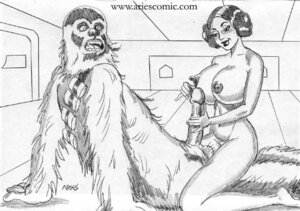 Rating: Explicit Score: 0 Tags: a_new_hope aries_(artist) black_and_white chewbacca female interspecies princess_leia_organa rule34 sex star_wars uncensored wookiee User: bunchy7s
