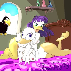 Rating: Explicit Score: 0 Tags: 1:1 2009 anatid anseriform anthro avian barefoot beak bed being_watched bird black_body black_feathers blue_eyes breasts cloud daisy_duck dildo disney duck ducktales e621 eyelashes feathers feet female female/female furniture genitals green_eyes group hair inside long_hair looking_at_another magica_de_spell nipples non-mammal_breasts non-mammal_nipples nude on_bed open_mouth phileasfogg pink_tongue poe_de_spell purple_hair sex_toy signature sky smile tongue tongue_out vulva white_body white_feathers wide_hipped_female wide_hips User: bunchy7s