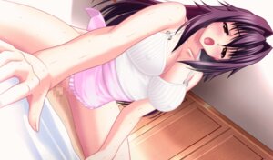 Rating: Explicit Score: 0 Tags: animated apron arisugawa_chisato atelier_kaguya atelier_kaguya_honky-tonk_pumpkin blush bounce bouncing_breasts breasts censored cleavage clothed_sex erect_nipples female game_cg hazel_eyes hybrid_animation kirari_nangoku_komugiiro large_breasts looking_at_viewer moaning naked_apron nipples open_mouth pleasure_face purple_hair rule34 sakaki_mana sex straddle sweat torogao yellow_eyes User: bunchy7s