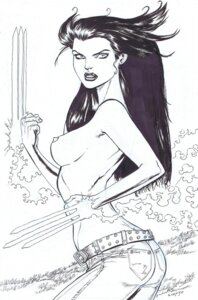 Rating: Explicit Score: 0 Tags: breasts claws dark_hair female female_only human light_skin looking_aside marvel marvel_comics mc2 monochrome pants rina_logan rule34 side_view solo tagme topless wild_thing User: bunchy7s