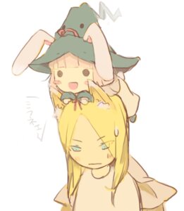 Rating: Questionable Score: 0 Tags: angela_leon animal_ear blonde_hair blue_eyes bunny_ear female fox_ear hat lowres mifune pink_hair rule34 soul_eater witch_hat User: bunchy7s
