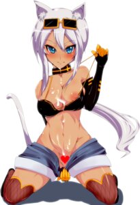 Rating: Explicit Score: 0 Tags: 2011 animal_humanoid blue_eyes blush bodily_fluids bottomless bottomwear bra breasts cat_humanoid censored cleavage clothed clothing collar cum dark_body dark_skin digital_media_(artwork) e621 eon_(bottomline) eyewear felid felid_humanoid feline feline_humanoid female genital_fluids grey_hair hair heart_censor heart_symbol hi_res humanoid ineffective_censorship kaiten_muten-maru legwear long_hair looking_at_viewer mammal mammal_humanoid midriff navel nipple_slip nipples pupils shamu_meruruusa shorts simple_background sitting slit_pupils smile solo sunglasses tail thigh_highs underwear wariza User: bunchy7s