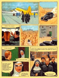 Rating: Questionable Score: 0 Tags: 1997 aircraft airplane baroque_architecture biped car christian_cross christian_symbol christianity clothed clothing comic convent convent_of_hell cross crucifix dialogue e621 english_text eurotica eyewear female fully_clothed glasses group hi_res human inside_car inside_vehicle male mammal motor_vehicle noe_barreiro not_furry nun priest religion religious_clothing religious_symbol speech_bubble text traditional_media_(artwork) vehicle vintage_car User: bunchy7s