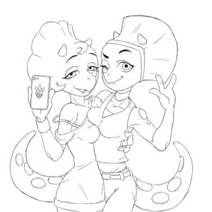 Rating: Safe Score: 0 Tags: 1:1 black_and_white bone_frill breasts ceratopsian ceratopsid chasmosaurine clothed clothing dinosaur duo e621 electronics female frill_(anatomy) holding_object holding_phone horn hug kung_fu_dino_posse lola_(kfdp) lucy_(kfdp) marginocephalian monochrome non-mammal_breasts off_shoulder one_eye_closed ornithischian phone prehistoric_species reptile scalie selfie smile tail triceratops unknown_artist wink User: bunchy7s