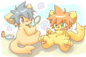 Rating: Safe Score: 0 Tags: 3:2 ambiguous_gender block block_(artist) bubble chest_tuft domestic_cat duo e621 felid feline felis fur mammal simple_background tail toony tuft User: bunchy7s