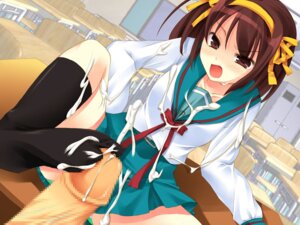 Rating: Explicit Score: 0 Tags: big_penis blush breasts censored classroom clothing cum cum_on_body cum_on_clothes cum_on_lower_body cum_on_socks cumshot desk ejaculation eyebrows_visible_through_hair feet female femdom foot_fetish footjob footjob_with_legwear footwear green_panties hairband male mosaic_censoring on_desk open_mouth panties penis ribbon rule34 school school_uniform schoolgirl sitting skirt small_breasts sockjob socks spread_legs striped striped_panties suzumiya_haruhi suzumiya_haruhi_no_yuuutsu tongue tsumugisou User: bunchy7s