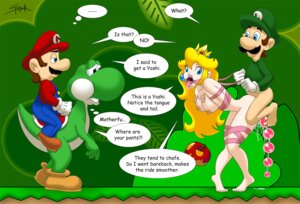 Rating: Explicit Score: 0 Tags: anal bdsm big_breasts blonde_hair blue_eyes bodily_fluids bondage bound breasts brother_(lore) brothers_(lore) clothing crown dialogue dinosaur dishonesty e621 english_text female feral gag genital_fluids green_yoshi group hair headgear human human_on_human humor intraspecies long_hair looking_at_viewer luigi male male/female mammal mario mario_bros nintendo nipples nude open_mouth open_mouth_gag overalls prehistoric_species princess princess_peach reptile ring_gag royalty scalie selrock semi-anthro sex_toy sibling_(lore) super_mario_world tail text tongue tongue_out twins_(lore) vaginal_fluids yoshi yoshi_fruit User: bunchy7s