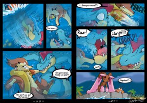 Rating: Questionable Score: 0 Tags: anthro aquatic arthropod big_ears bite blood bodily_fluids comic cotton_(random_doom) crocodilian crustacean dialogue e621 english_text female feral feraligatr fight floatzel generation_1_pokemon generation_2_pokemon generation_4_pokemon krabby lagomorph lopunny male mammal mustelid napoleon_(random_doom) nintendo open_mouth ouch pokemon pokemon_(species) random_doom reptile scalie shiny_pokemon tamarinfrog text underwater water User: bunchy7s